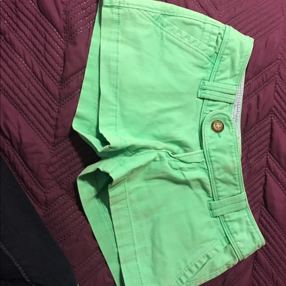 Green Red Camel shorts